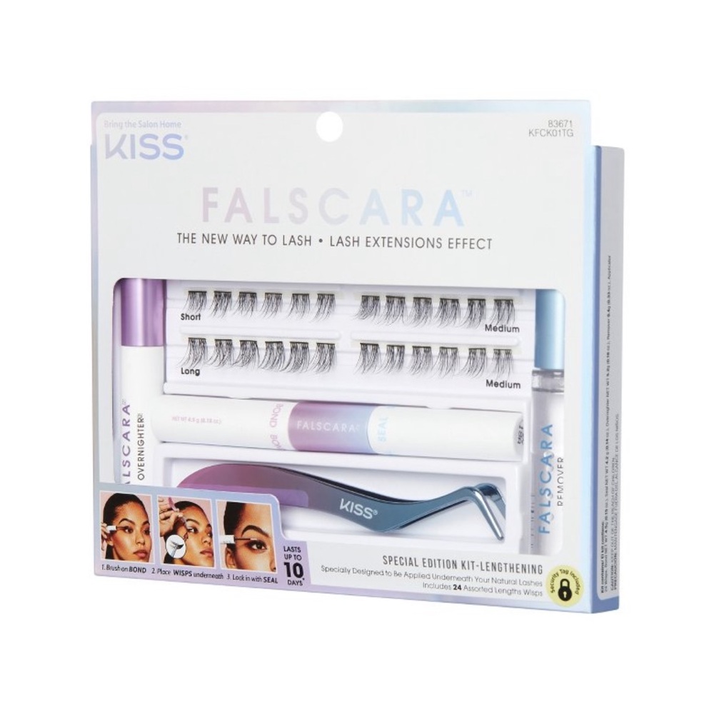 KISS Falscara Lash Extension Kit BRAND NEW